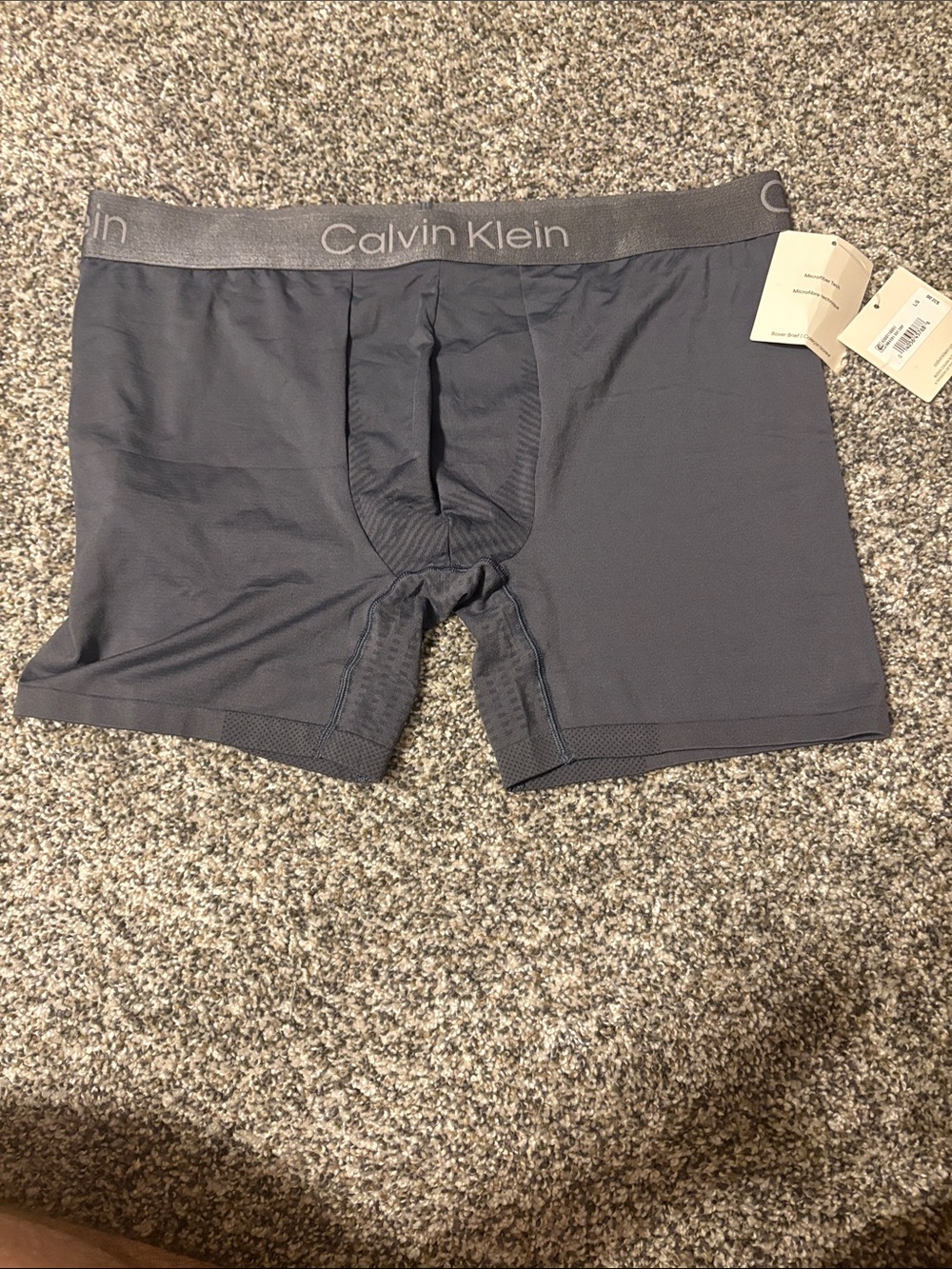 Calvin Klein Men's Aqua Boxer Briefs